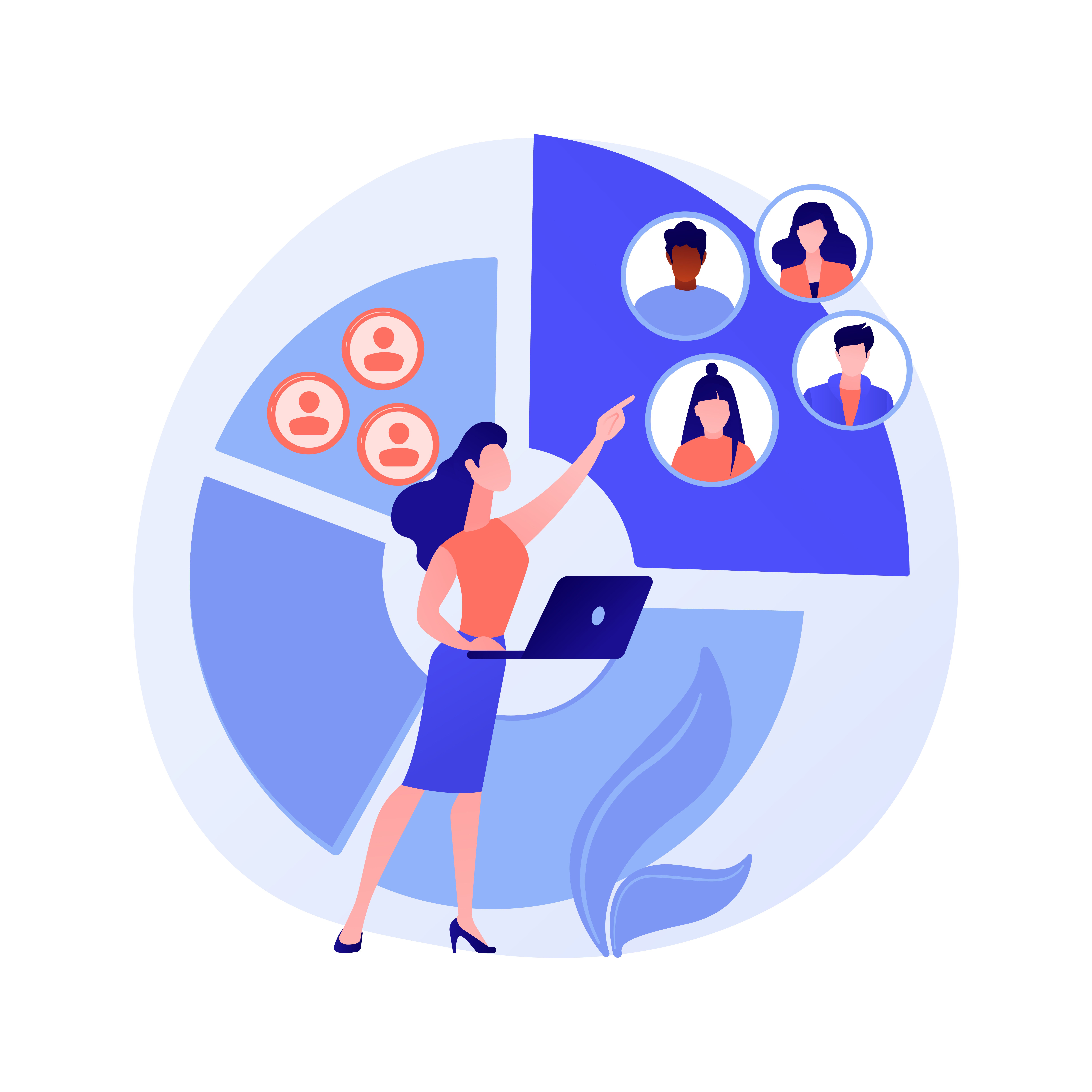 HR manager en HR Business Manager pictogram 